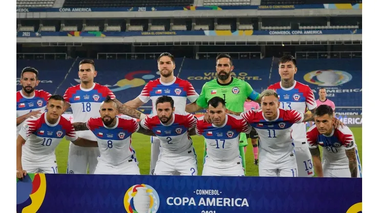 Seleção chilena na Copa América de 2021. (Foto: Getty Images)