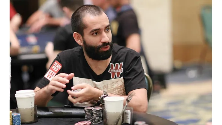 João Vieira "Naza" em ação no PCA / PSPC 2019 (Foto: Carlos Monti/Divulgação PokerStars)