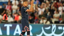 Kylian Mbappé após jogo contra o RC Strasbourg pela Ligue 1 (Getty Imgaes)