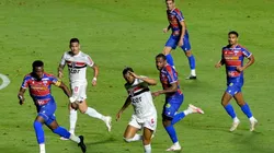 O São Paulo eliminou o Fortaleza na Copa do Brasil de 2020 (Foto: Bruno Ulivieri/AGIF)