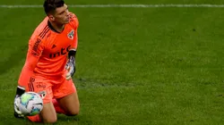 Tiago Volpi durante partida pelo São Paulo