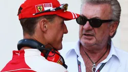 Michael Schumacher e Willi Weber, seu ex-agente, em registro de 2009. (Foto: Getty Images)