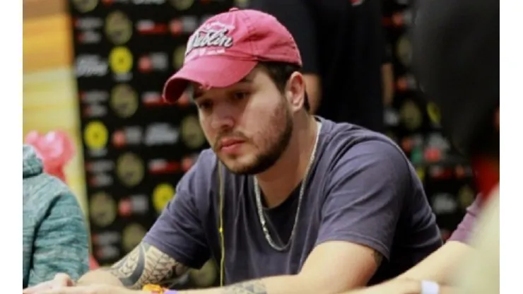 Guilherme Beavis em ação durante etapa do BSOP (Foto: Reprodução Instagram)