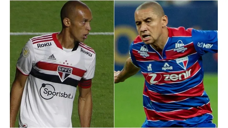 São Paulo x Fortaleza: como assistir AO VIVO esse duelo da Copa do Brasil 2021. (Foto: Marcello Zambrana e Pedro Chaves/AGIF)