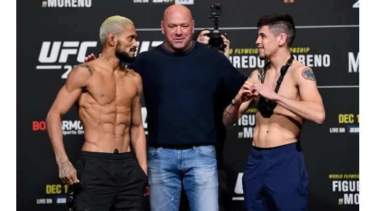 Deiveson e Brandon se enfrentaram duas vezes sendo um empate e uma vitória para o mexicano | Crédito: Getty Images
