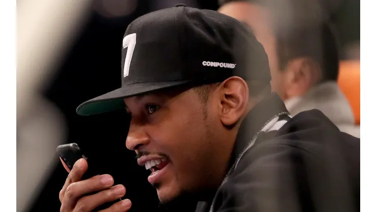 Carmelo Anthony revelou relação complicada com Phil Jackson na época que estavam no New York Knicks (Foto: Getty Images)