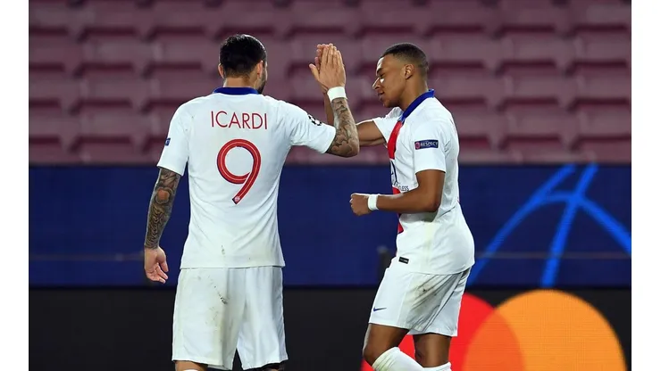 Com dificudades de se ajustar ao fair play financeiro da UEFA, o PSG pode se ver obrigado a abrir mão de Mbappé | Crédito: Getty Images