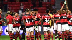 Comemoração de jogadores do Flamengo