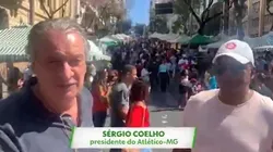 Sérgio Coelho, presidente do Atlético-MG, quer explicações após público ser proibido de entrar nos estádios. (Foto: Reprodução)
