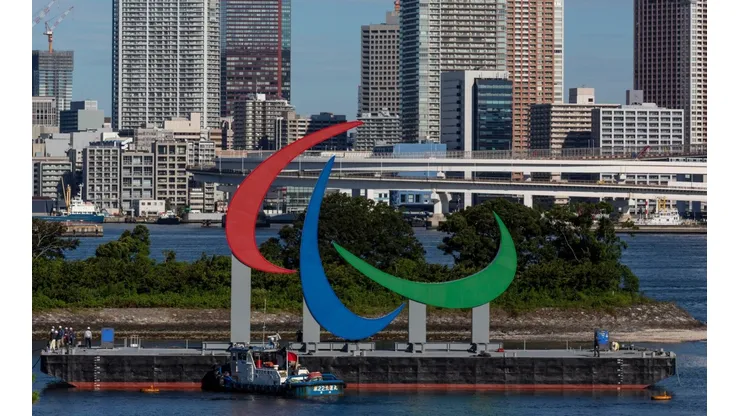 O símbolo paralímpico. (Foto: Getty Images)