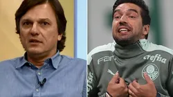 O comentarista teceu críticas ao técnico alviverde (Fotos: Reprodução/ESPN e Cesar Greco/Palmeiras/Divulgação)