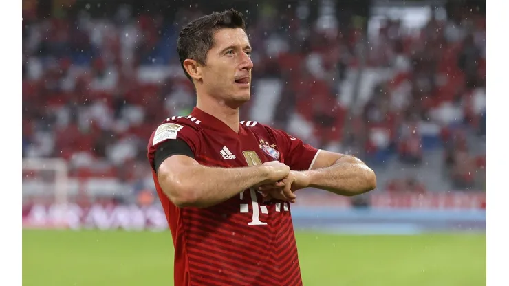 Gol de Lewandowski garantiu o feito historico do Bayern | Crédito: Getty Images