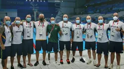 A comissão brasileira e o atleta Daniel Dias. (Foto: Arquivo pessoal)