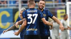 Skriniar comemora primeiro gol da Inter de Milão na temporada (Getty Images)