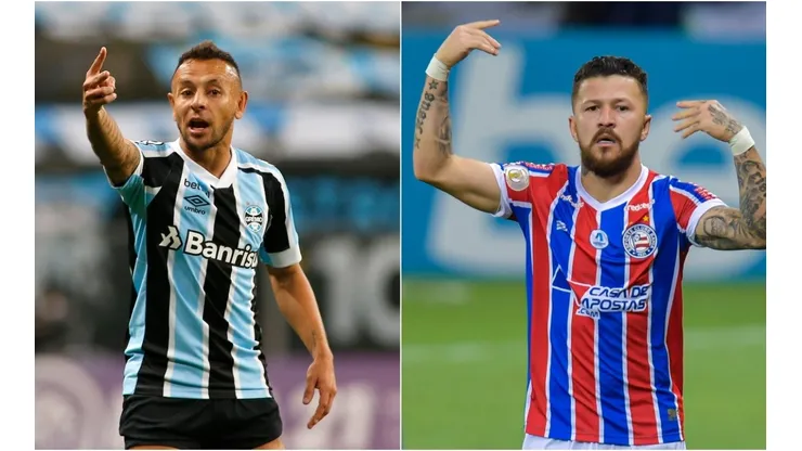 Grêmio x Bahia se enfrentam hoje (21), na Arena, em jogo válido pelo Brasileirão 2021