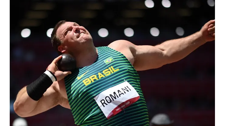 Darlan Romani é vice-campeão da etapa de Eugene da Liga Diamante (Foto: Getty Images)