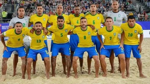 (Foto: Divulgação Confederação Brasileira Beach Soccer do Brasil)