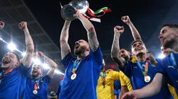 Jogadores da Itália comemoram título da Euro 2020 (Foto: Getty Images)