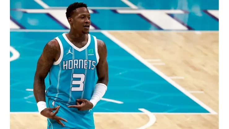 Terry Rozier durante jogo do Charlotte Hornets (Getty Images)