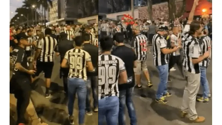 A maioria não usava máscara e fazia uma 'resenha' bebendo (Créditos: reprodução/Twitter/@ohenriqueandre)