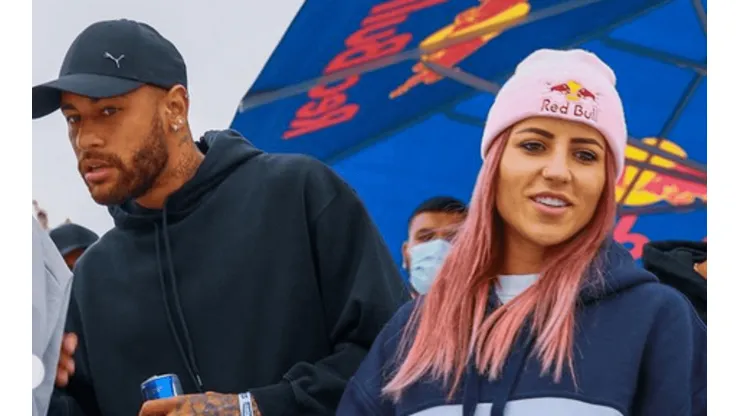 Neymar vai a evento de skate realizado em Paris par prestigiar Leticia Bufoni (Foto: Reprodução)