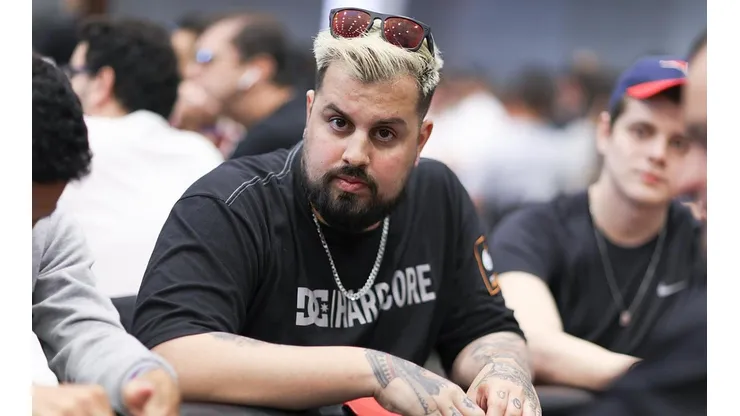 "Papo MC" em ação durante etap do BSOP de 2018 (Foto: Carlos Monti/Divulgação/BSOP)