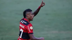 Bruno Henrique, do Flamengo, comemora gol contra o Sport