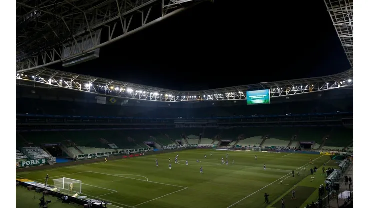 Vista do Allianz Parque a note. Torcedores deverão voltar para os estádio em breve
