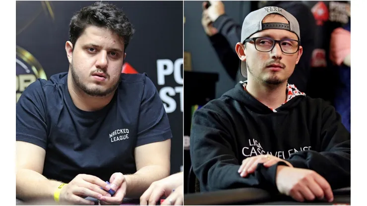 Marcelo Agrella e Leocir Carneiro representaram no online (Fotos: Divulgação/BSOP)