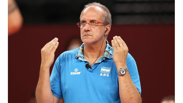 Marcelo Méndez conduziu a Argentina para a conquista da medalha de bronze (Foto: Getty Images)