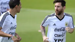 Di Maria tem relação de amizade com Messi desde a base da Argentina | Crédito: Getty Images