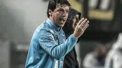 Diniz: teceu elogios ao jovem defensor (Foto: Ivan Storti/Santos FC/Divulgação)