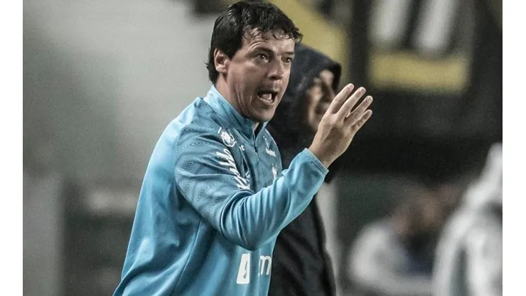 Diniz: teceu elogios ao jovem defensor (Foto: Ivan Storti/Santos FC/Divulgação)