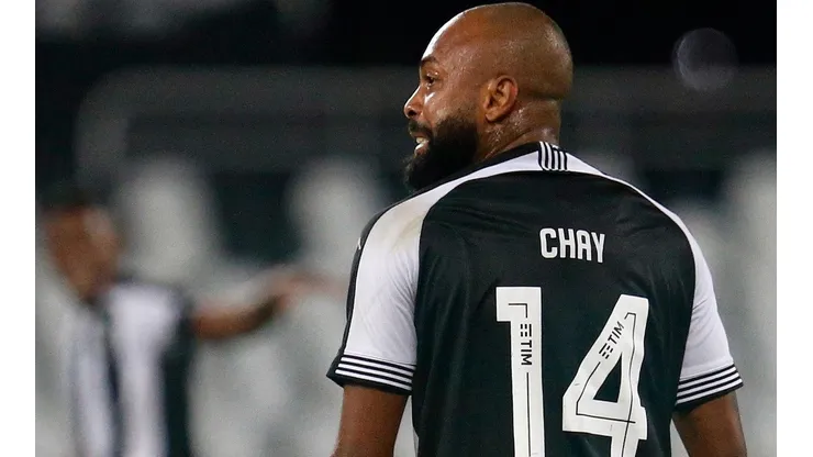 Chay: fora do jogo (Foto: Vitor Silva/Botafogo/Divulgação)