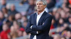 Quique Setién treinou o Barcelona entre janeiro e agosto de 2020 (Foto: Getty Images)