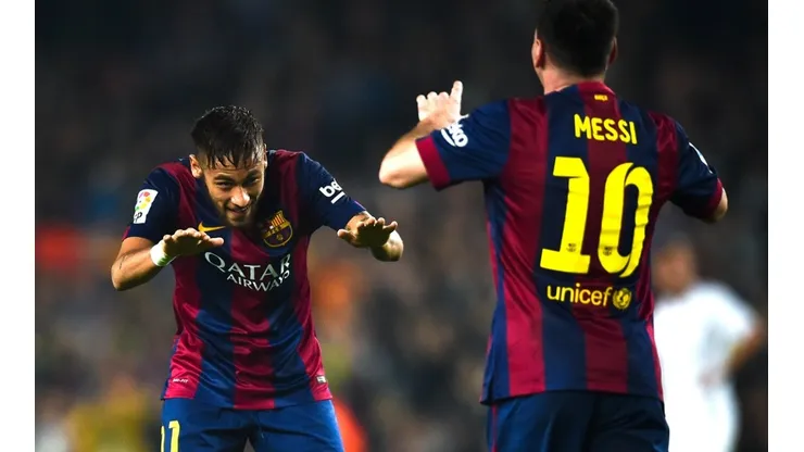 Neymar e Lionel Messi nos tempos de Barcelona