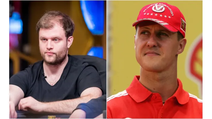 Daniel Smiljkovi repetiu os feitos de Schumacher, mas em outro esporte (Fotos: Partypoker Live e Getty images)