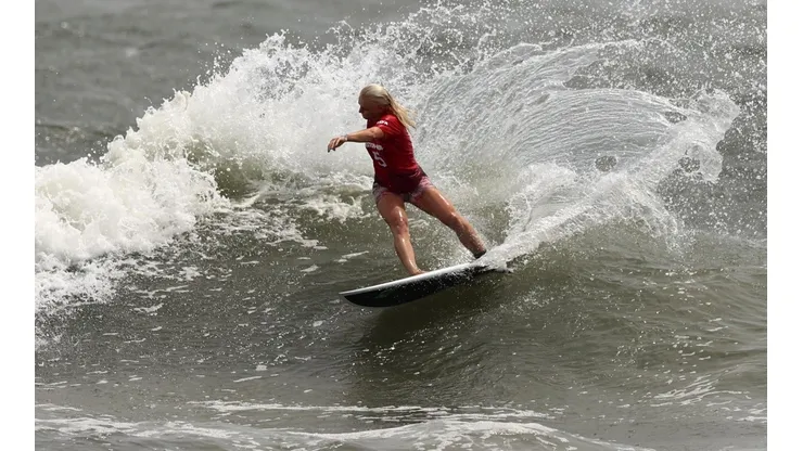 Tatiana Weston-Webb se classificou para segundo round da etapa do México da WSL (Foto: Getty Images)
