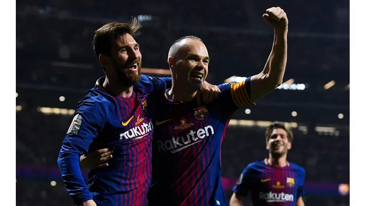 Ex-companheiro de Messi no Barcelona, Iniesta lamenta saída do argentino: “Vai doer vê-lo com outra camisa”. (Foto: Getty Images)