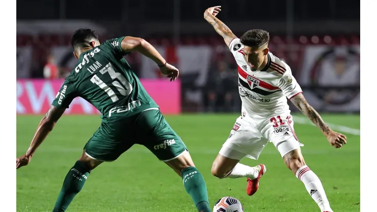 São Paulo e Palmeiras ficaram no 1 a 1 no Morumbi (Foto: Getty Images)