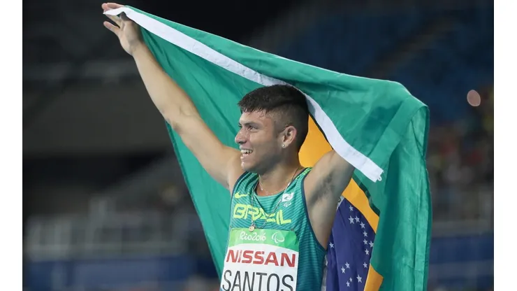 O velocista Petrucio Ferreira Dos Santos, durante os Jogos do Rio, em 2016. (Foto: Getty Images)