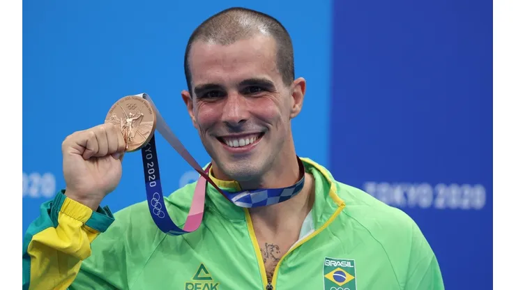 Bruno Fratus vai em busca do índice para estar nos Jogos Olímpicos de Paris, em 2024 (Foto: Getty Images)