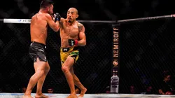 José Aldo recebe elogio de Conor McGregor, com quem trocou provocações intensas (Foto: Getty Images)