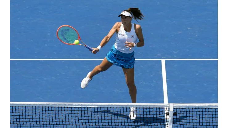 Luisa Stefani completa 24 anos nesta segunda-feira e segue se superando (Foto: Getty Images)