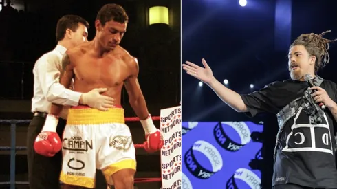 O tetracampeão mundial e o youtuber se enfrentam em peso combinado | Crédito: Getty Images