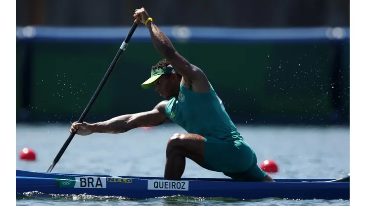 Isaquias Queiroz conquista o ouro em Tóquio (Foto: Getty Images)