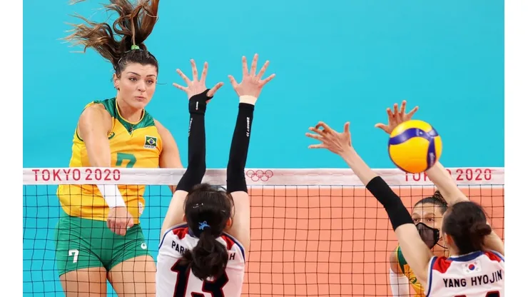 Vôlei feminino pode levar medalha de ouro contra as estadunidenses (Getty Images)