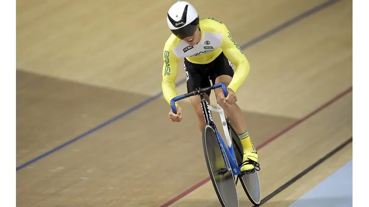 Carlos Alberto, durante o Campeonato Mundial de Paraciclismo, no Rio de Janeiro, em 2018. (Foto: Getty Images)