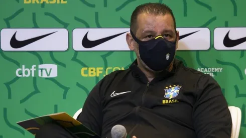 Marquinhos Xavier durante a convocação para o Mundial de Futsal (Foto: Thais Magalhães/CBF)