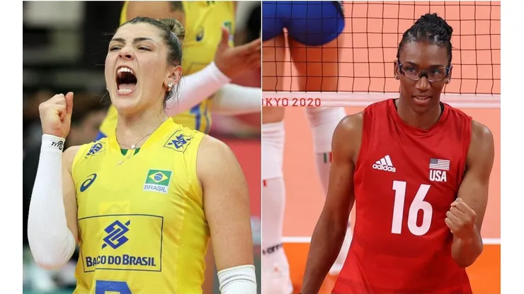 Brasil e Estados Unidos fazem a final olímpica do voleibol feminino (Foto: Getty Images)